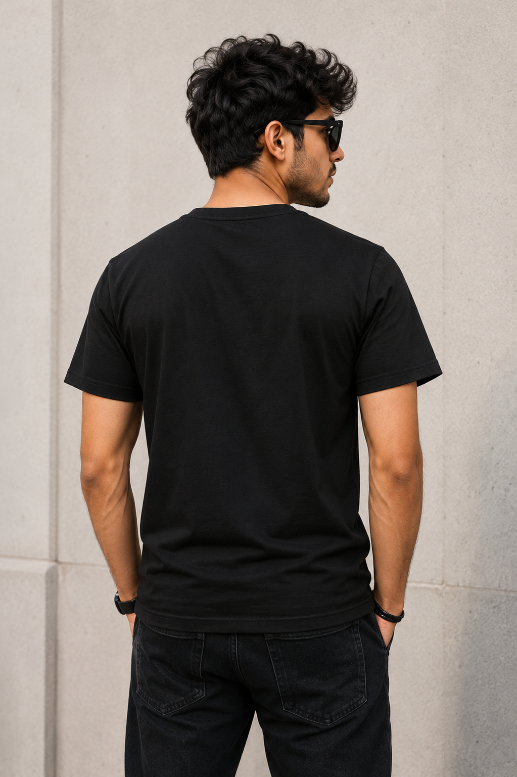 Sab Moh Maya Hai – Spiritual Hindi Quote Graphic T-Shirt (Black)